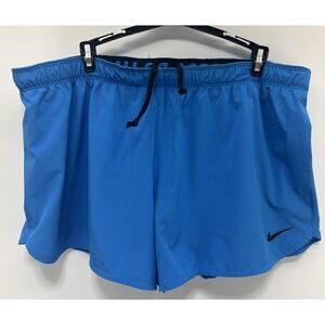Nike Short Women Large Swoosh Dri Fit Lined Just Do it XL Phantom Run Gym Core